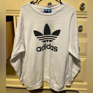 White Adidas Sweater